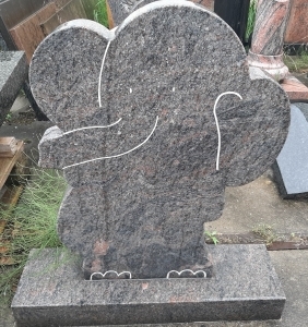 Kinder grafsteen olifant